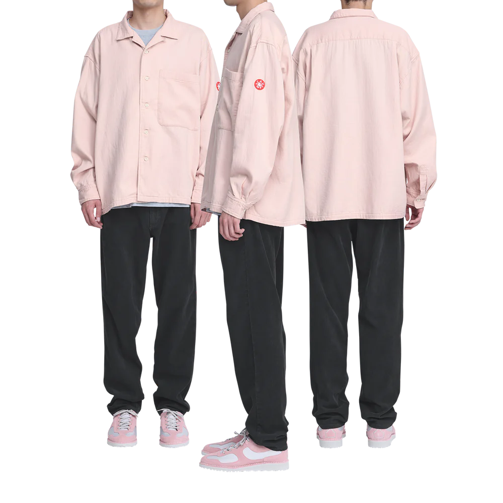 【ラスト1点（XL）】Cotton Lpoc Open Shirt Pink