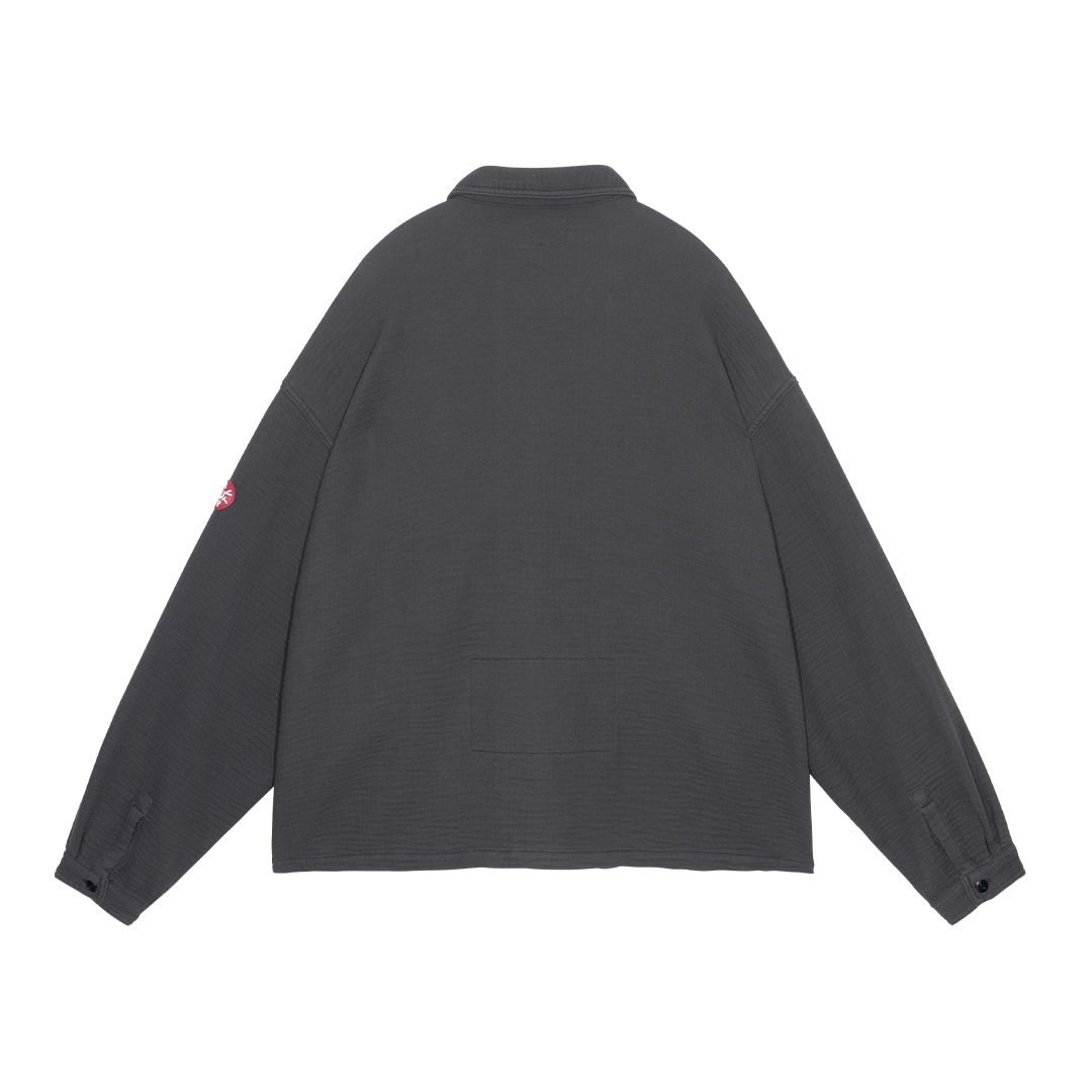 Cotton Gauze Short Shirt Jacket