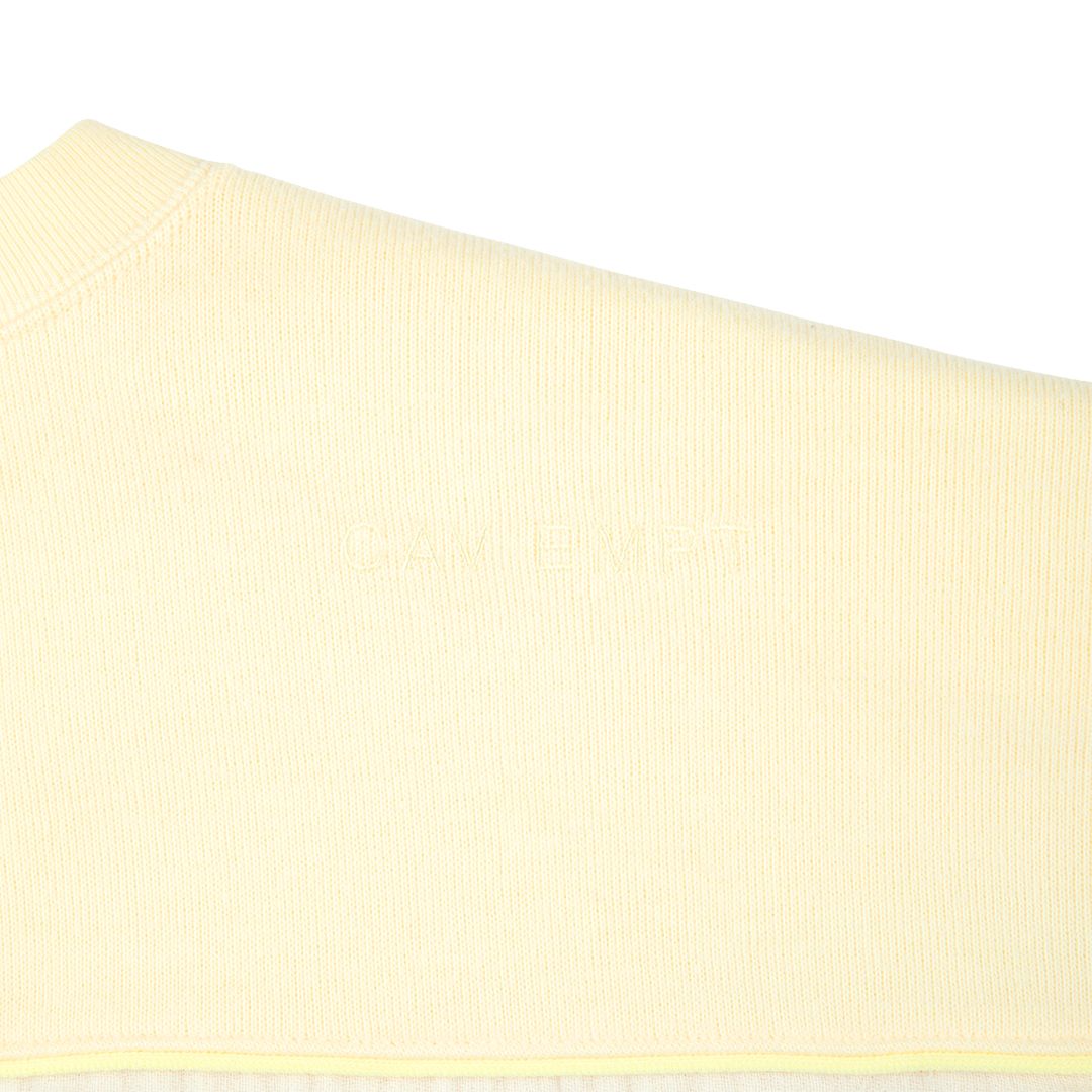 Gauze FB Crew Neck Beige