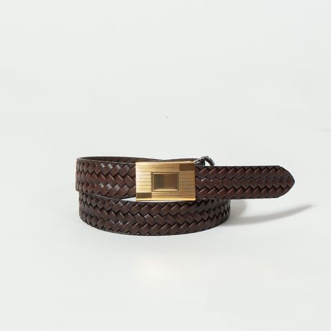 Lot.021 Basketweave Pattern Belt - TAIGA TAKAHASHI