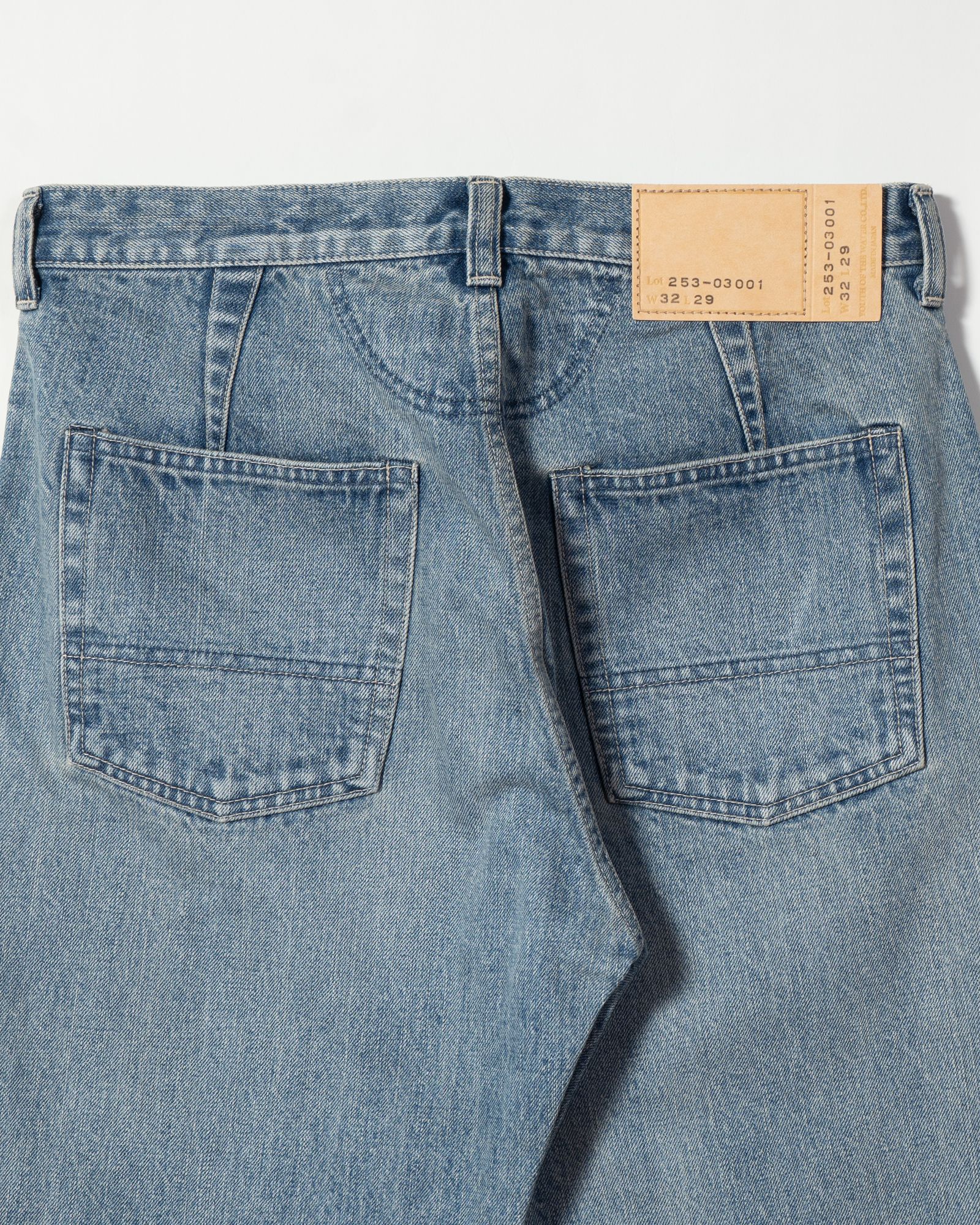 253-03001 DENIM PANTS #01Indigo Washed