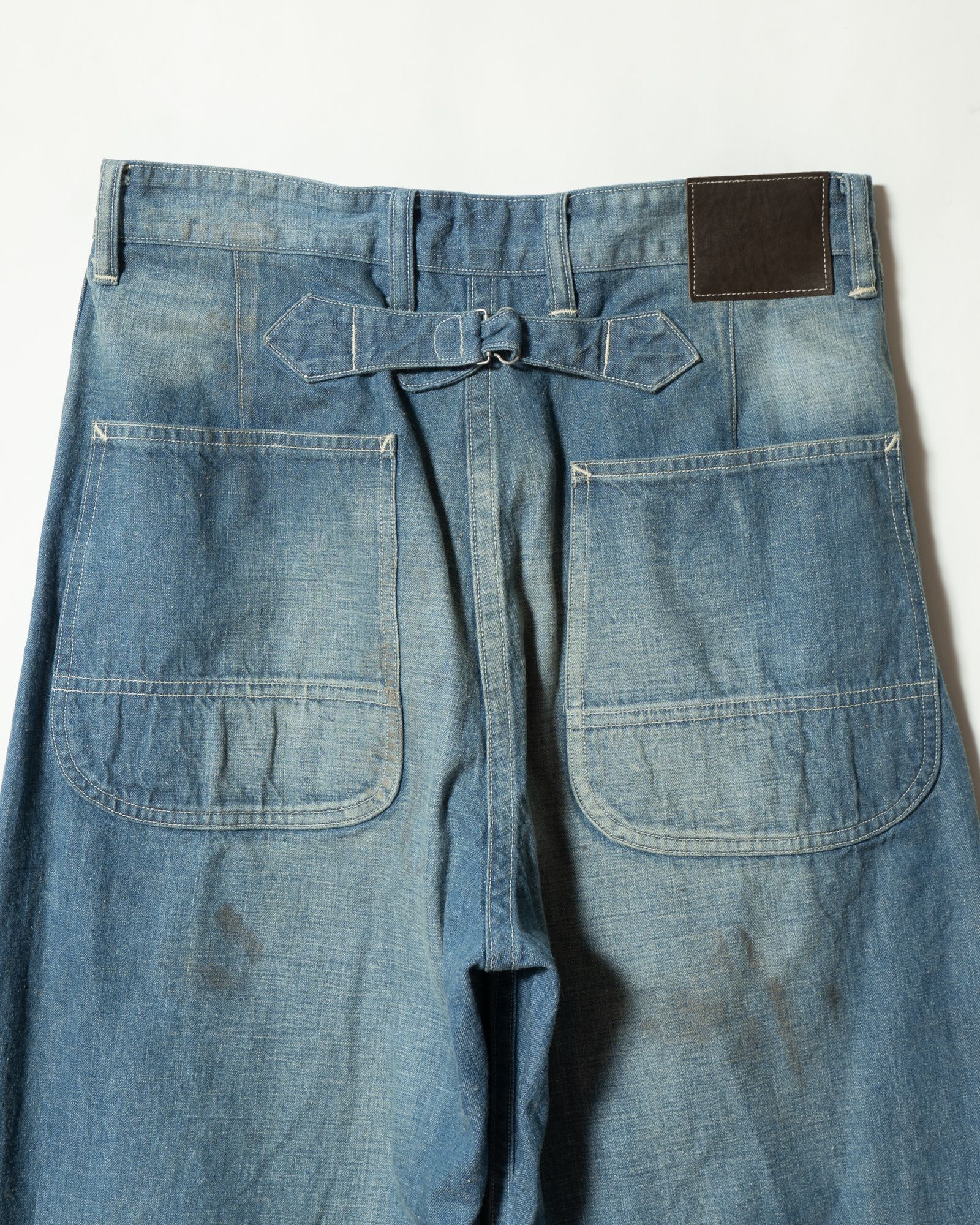 Lot.717 Damaged Painter Pants With Buckle - TAIGA TAKAHASHI