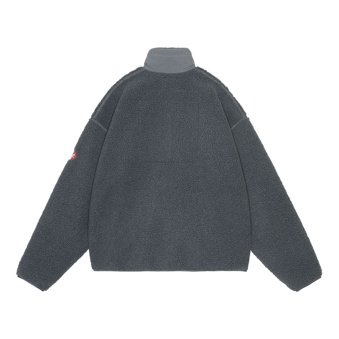 Stand Collar Boa Zip Up