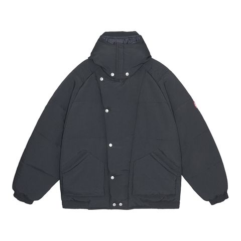 Diagonal Flap Puff Jacket