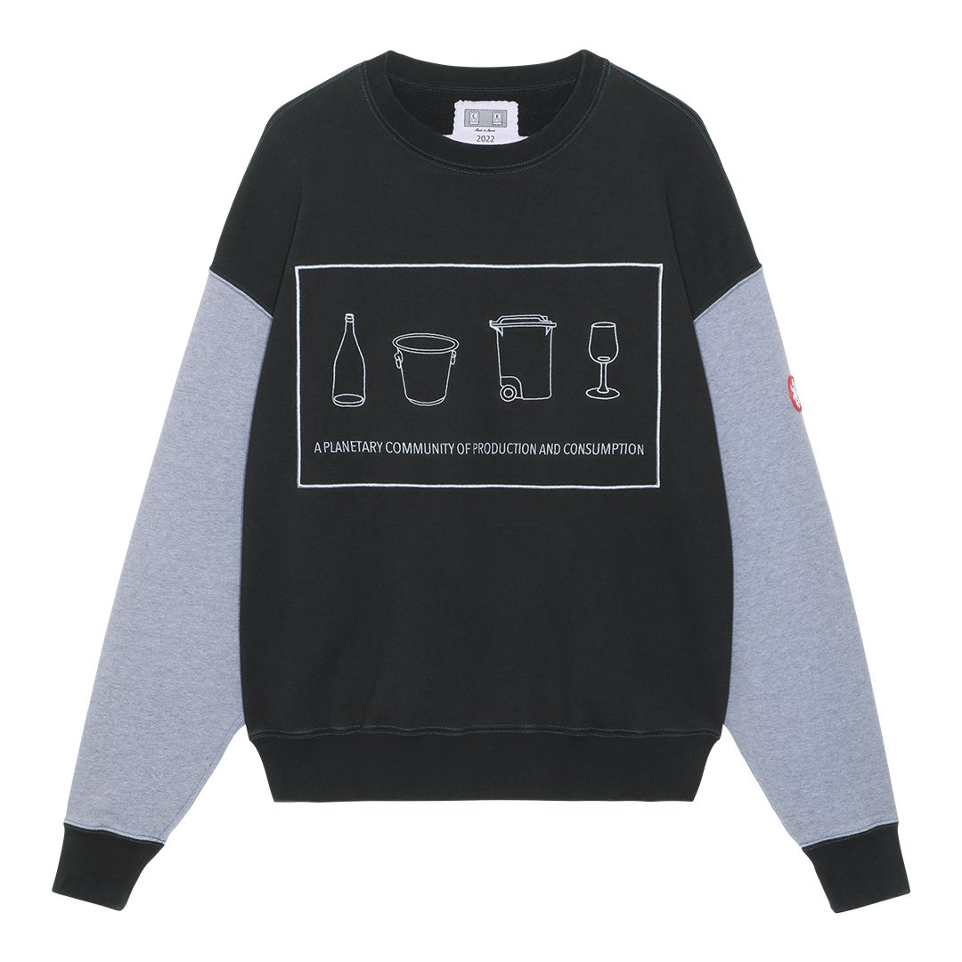 【C.E/CAVEMPT】WINDOW CREW NECK CES18CS01