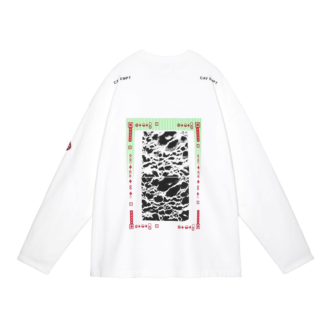 [CAV EMPT] FK BolognaEdit LONG SLEEVE ★大人気★ CAVEMPT - FK BOLOGNAEDIT LONG SLEEVE Long T-shirt | cherry