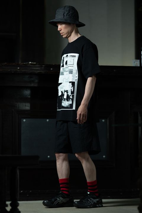 Field Khaki Balance — amachi. Field Work Shorts × C.E MD Caveat Aedificator T Black