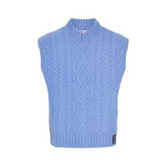 Boiled Cable V-Neck Vest