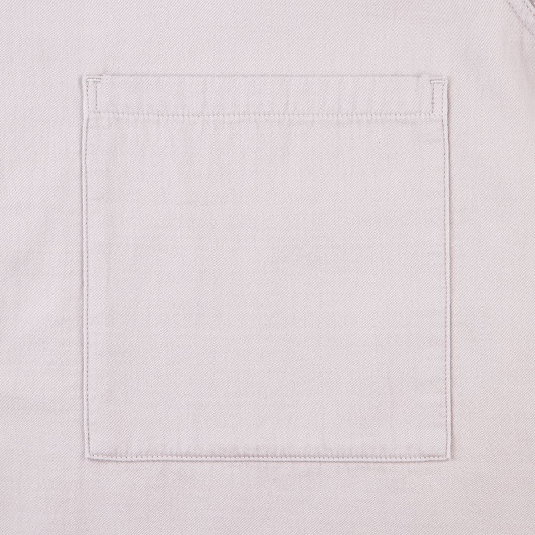 Soft CW Short Sleeve Open Shirt Grey