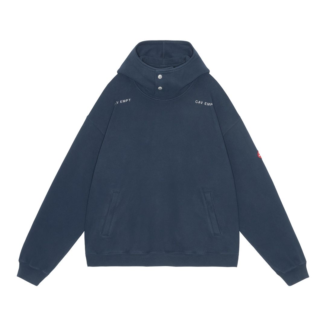 Neck Snap DBL Knit Hoody