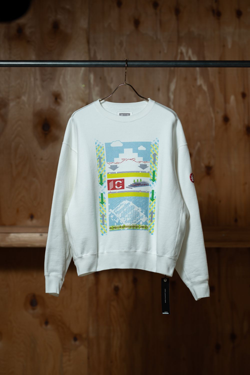 C.E / AS Objects from shapes CREW NECK