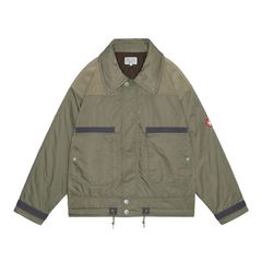 Leather Shoulder Bomber Jacket