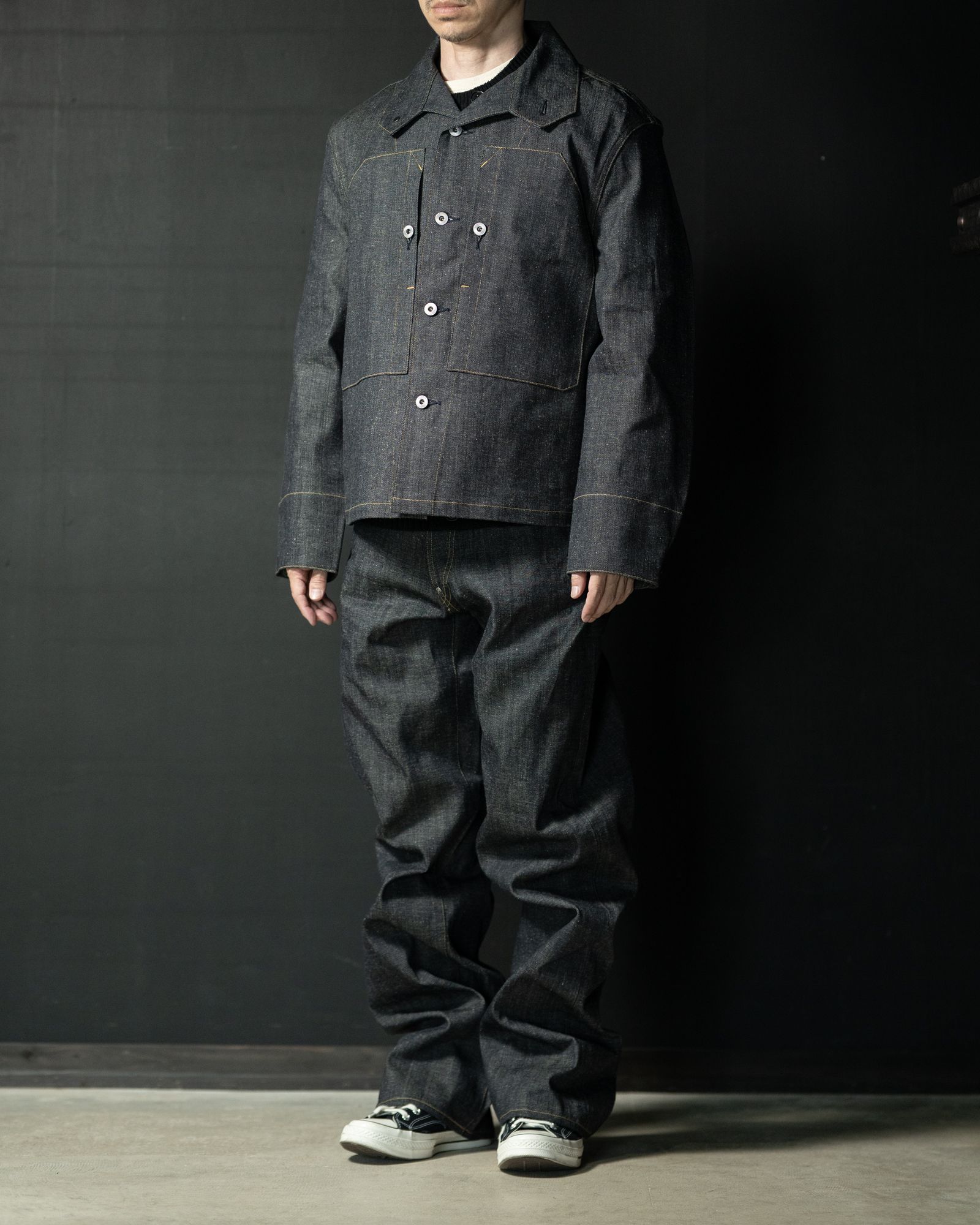 【ラスト1点 40（L）】LOT.715 French Navy Mechanic Jacket - TAIGA TAKAHASHI
