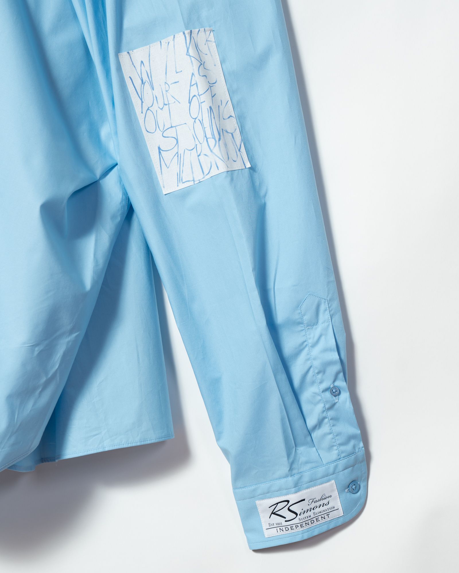 Big fit classic shirt Will kick patch sleeve