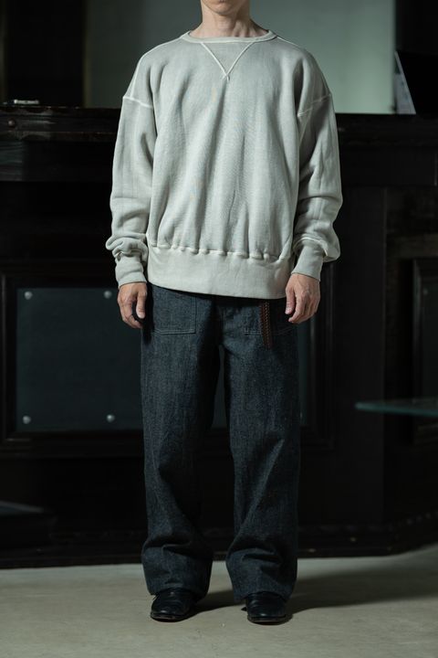 A Quiet Origin — T.T Lot.603 Sweat Shirt × Lot.719 U.S. Army M-35 Denim Pants