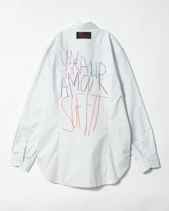 Big fit classic shirt Grand amour print back