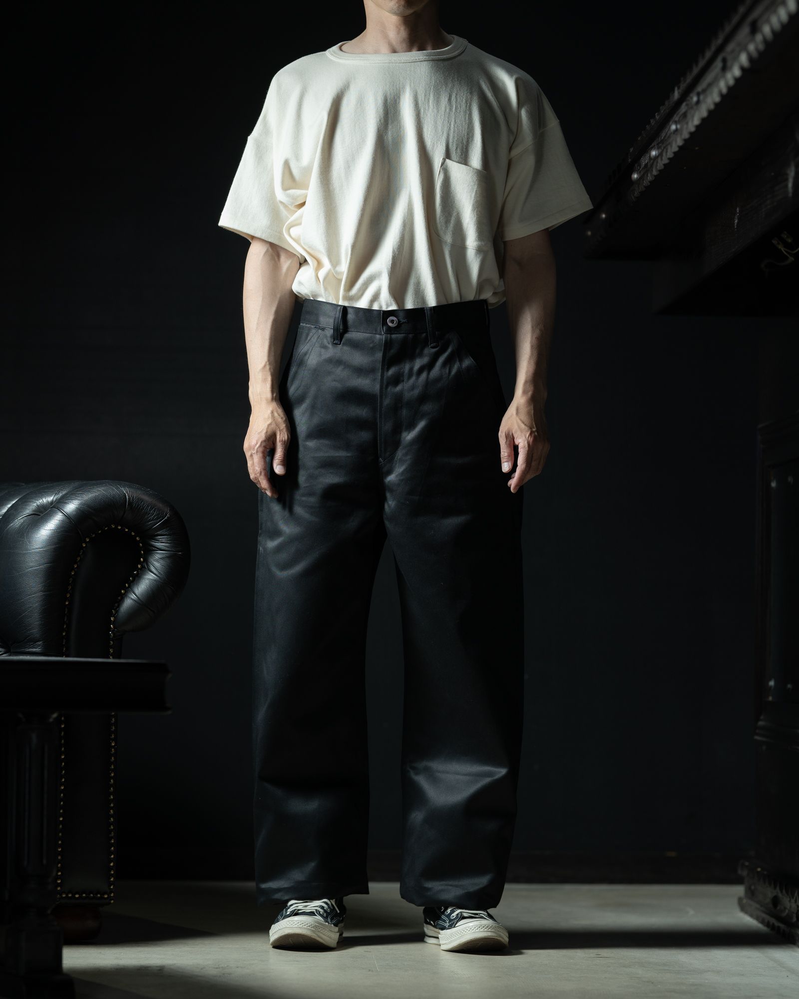 LOT.222 Painter Pants With Buckle - TAIGA TAKAHASHI