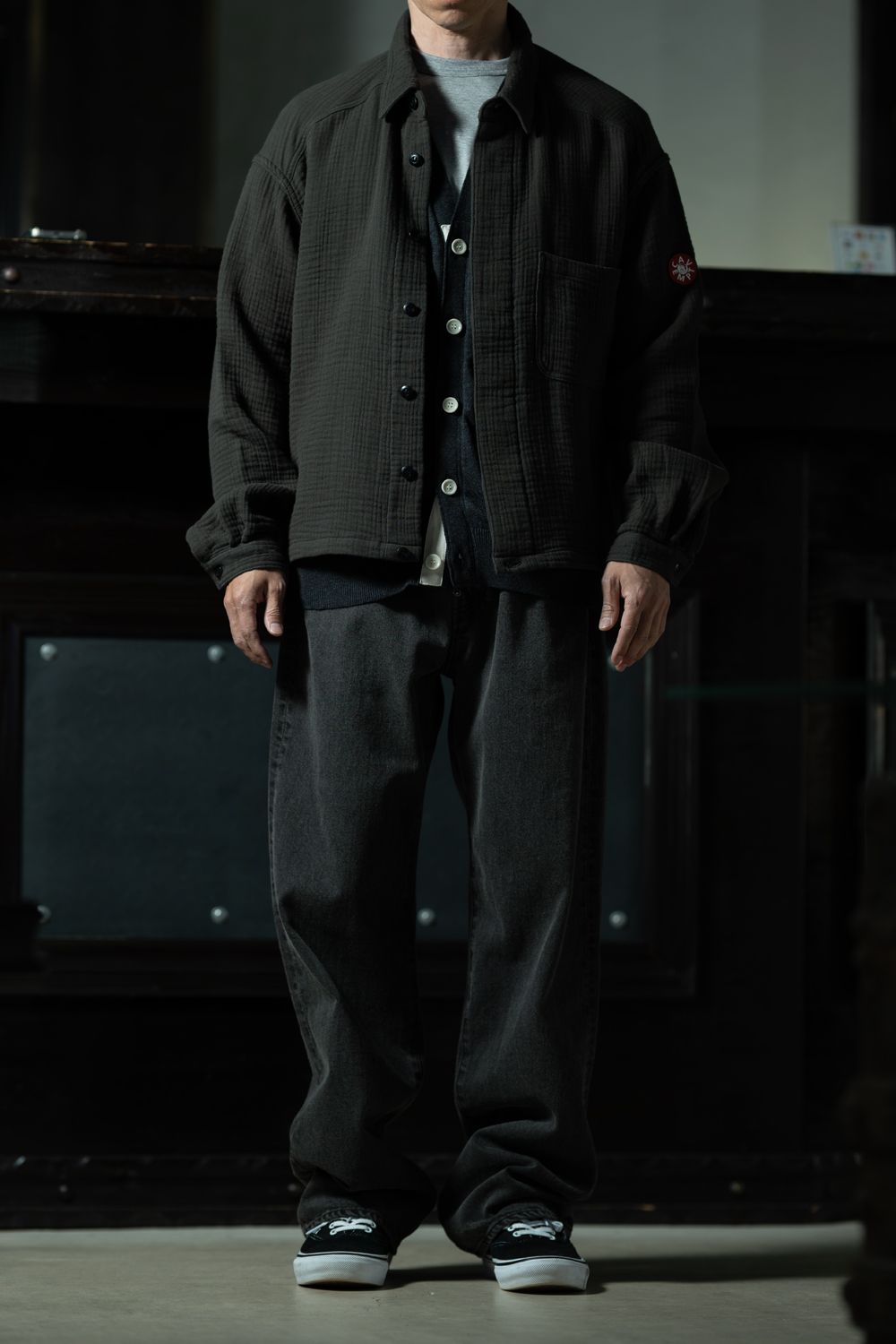 C.E Cotton Gauze Short Shirt Jacket × YOUTH OF THE WATER — Organic Drape