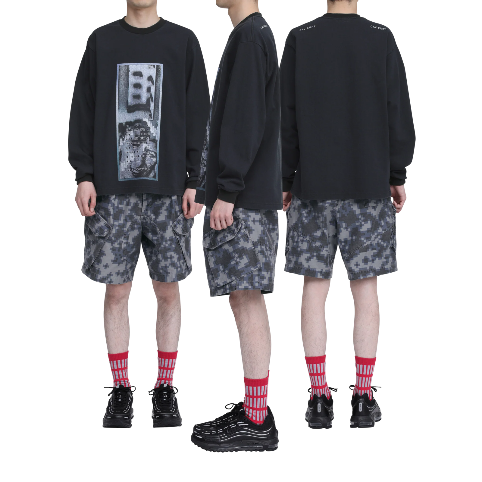 WASHED AS Mere Reality LONG SLEEVE T