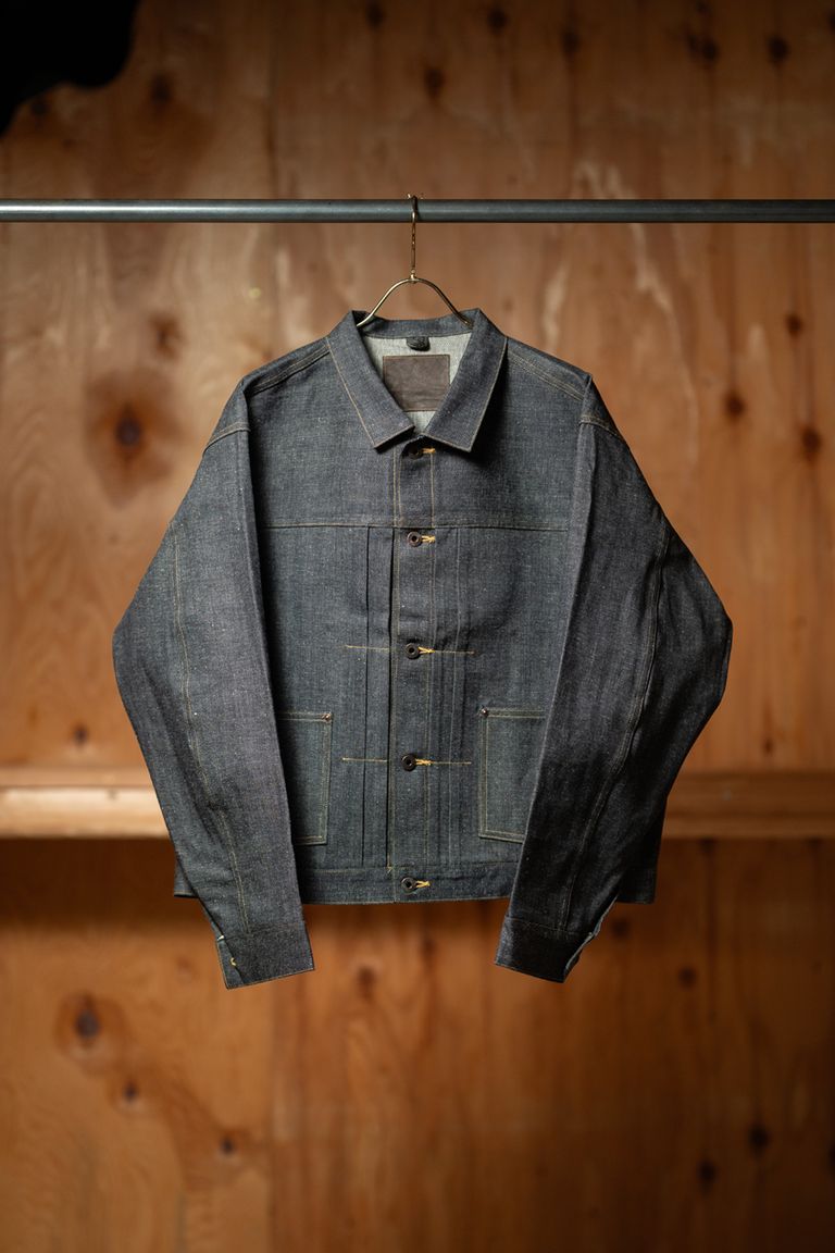 T.T LOT.714 Denim Jacket Side Panel