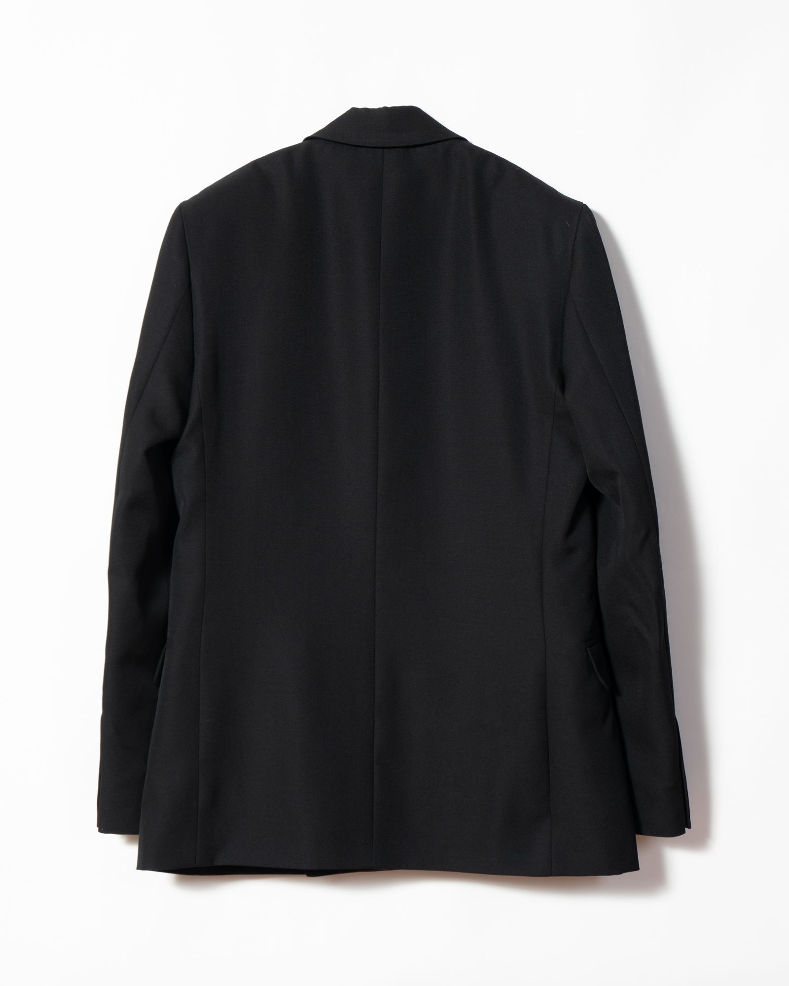 Double breasted blazer with peacock lapel