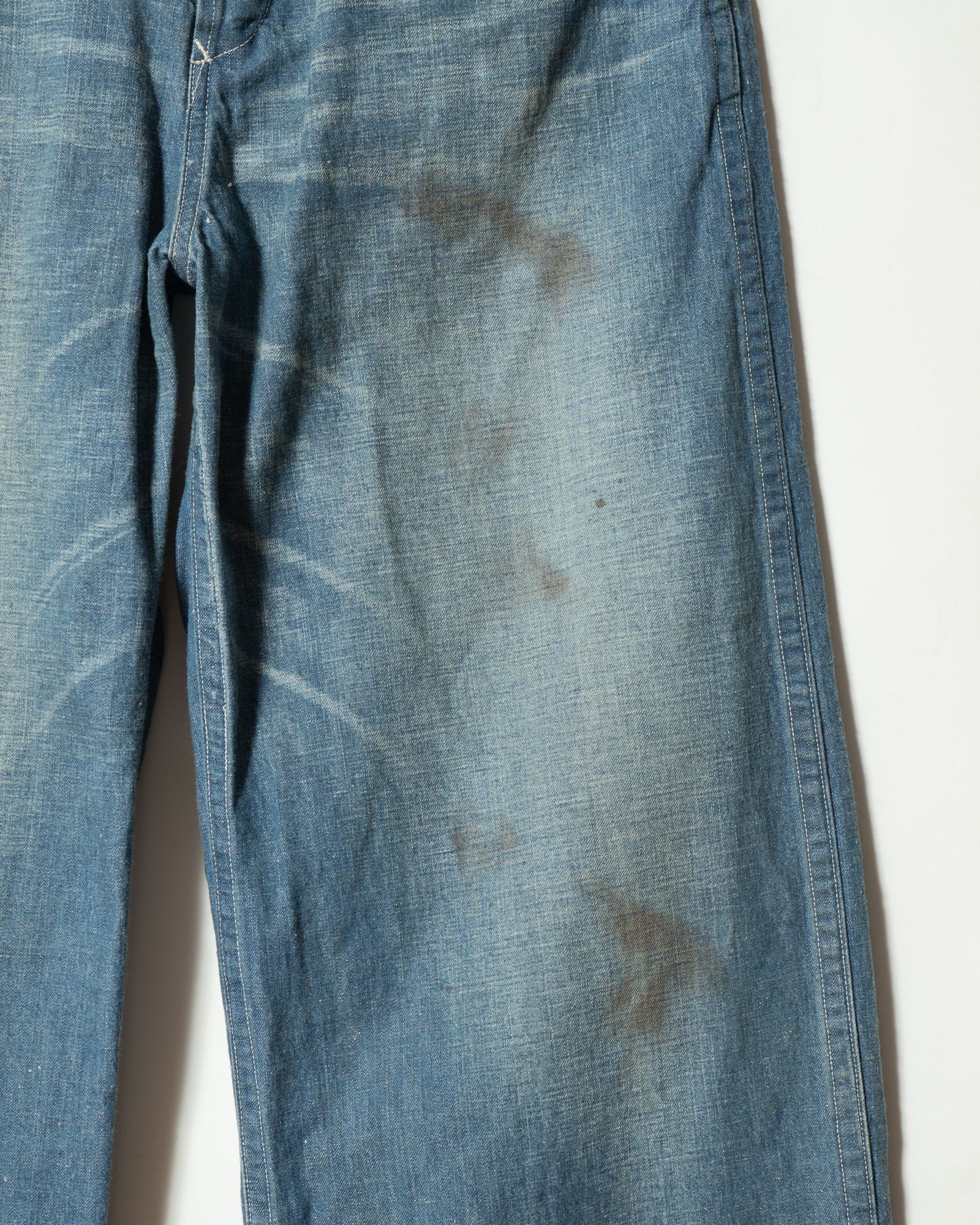 Lot.717 Damaged Painter Pants With Buckle - TAIGA TAKAHASHI