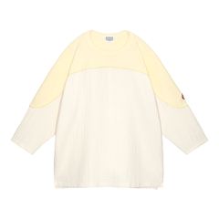 Gauze FB Crew Neck Beige