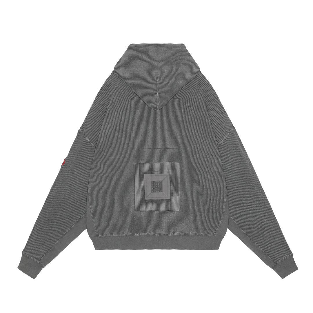 C.E - Overdye Wide Rib Cut Zip Hoody | ALTERFATE