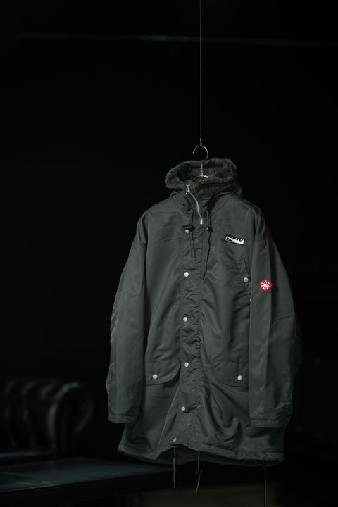 C.E Synth Fur Hood Zip Coat