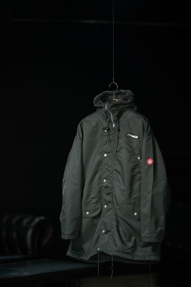 C.E Synth Fur Hood Zip Coat