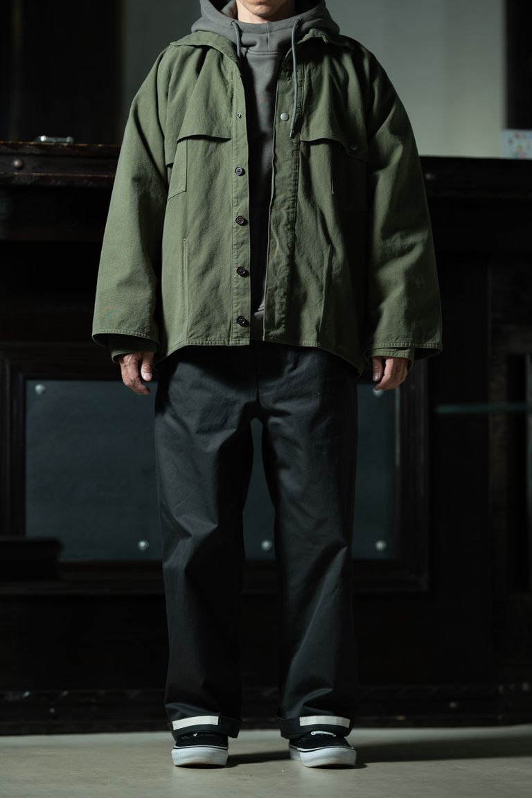 Vintage Work × Hood — T.T × C.E × YOUTH OF THE WATER Styling ワーク・ミリタリー・ストリート、3ブランドの文脈が一枚の絵に収まる