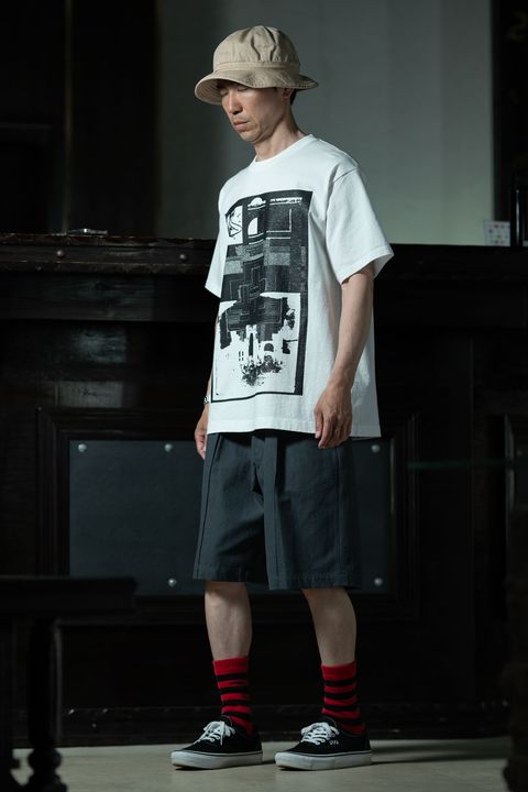 Army Shorts Summer — T.T Lot.215 U.S. Army Shorts × C.E MD Caveat Aedificator T White