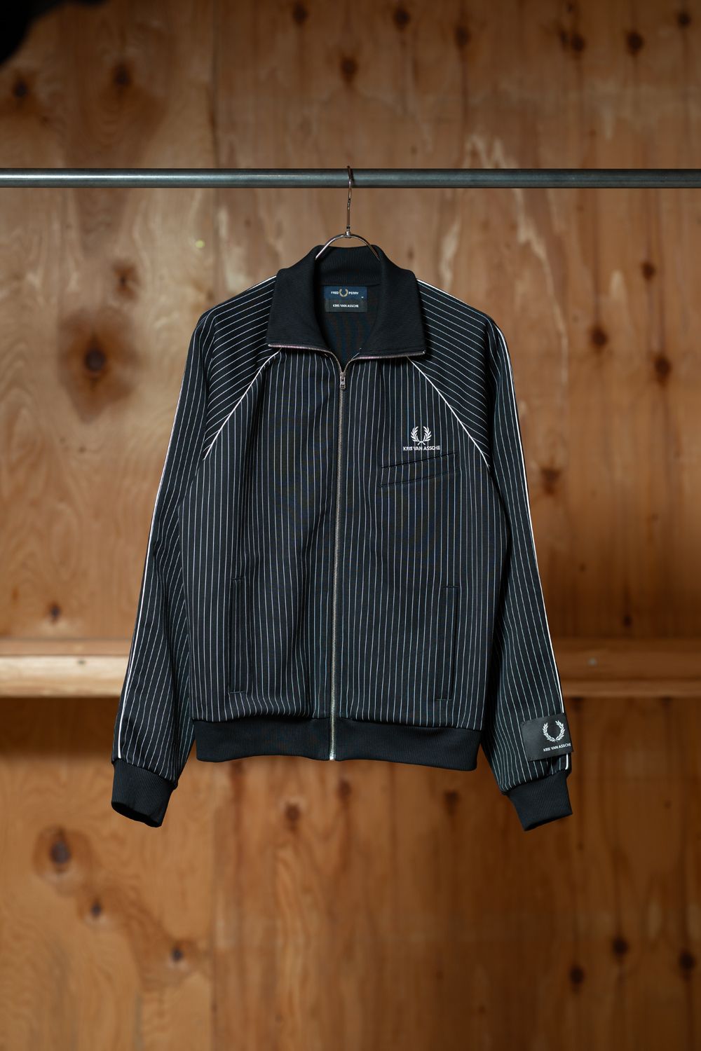 Kris Van Assche x FRED PERRY Pinstripe Track Jacket