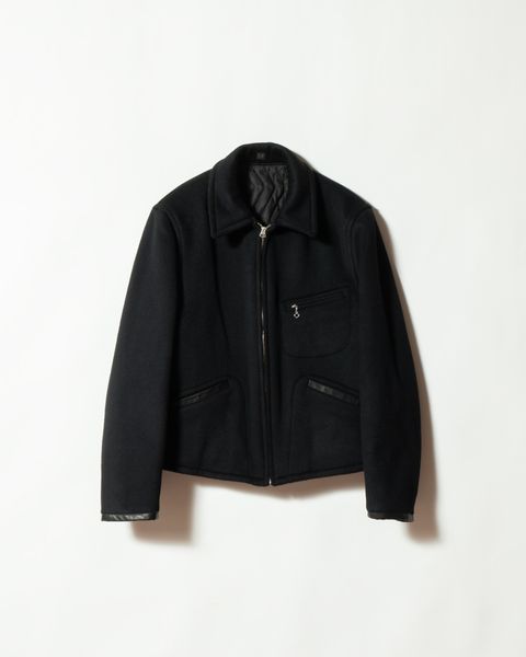 Lot.332 LEATHER-PIPED CUFF SPORTS JACKET - TAIGA TAKAHASHI