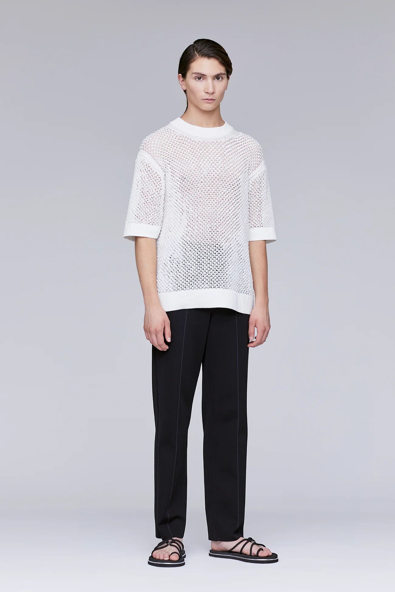 【ラスト1点（5（L））】TC Lattice Short Sleeve Top