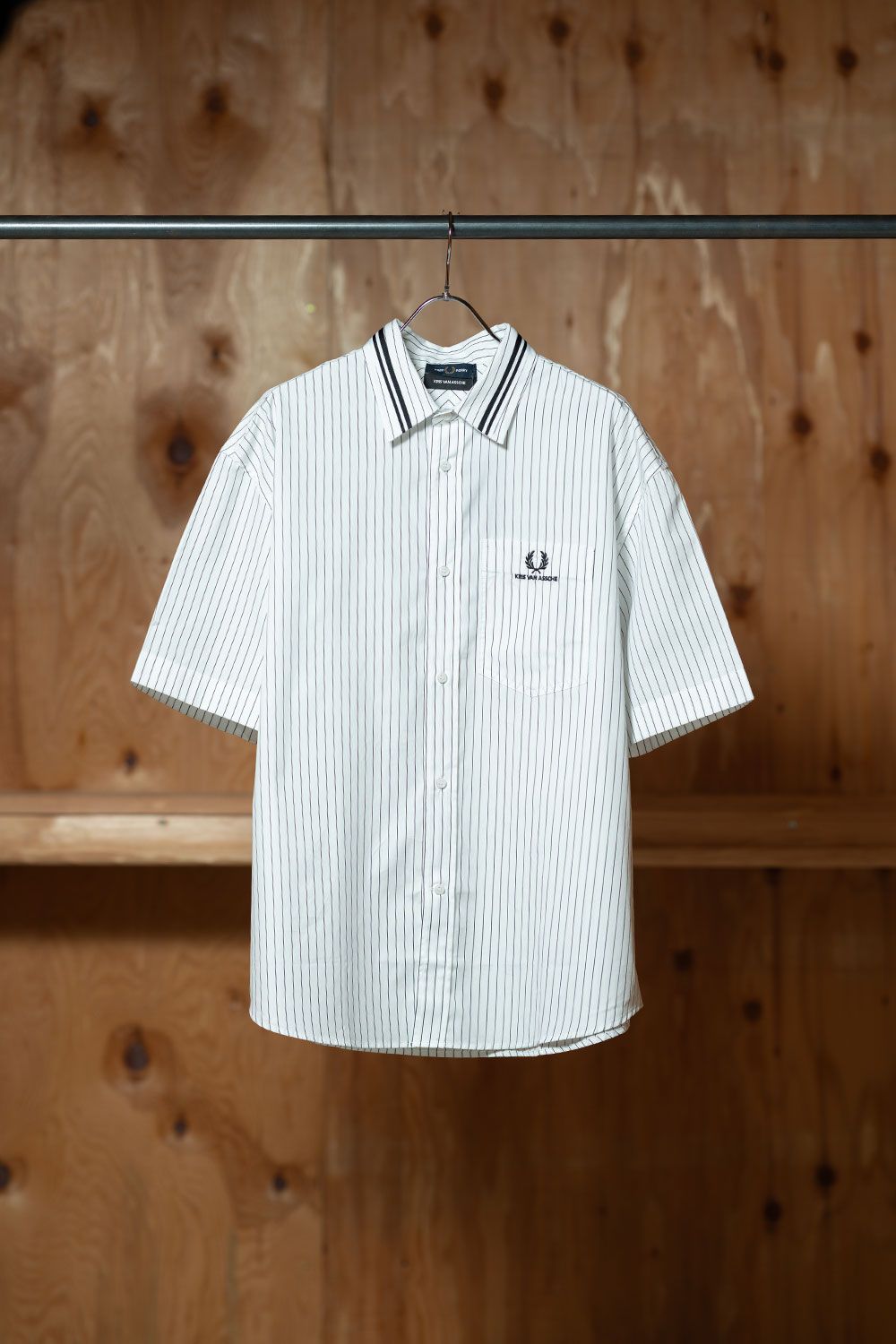 Kris Van Assche × FRED PERRY ピンストライプ半袖シャツ レビュー