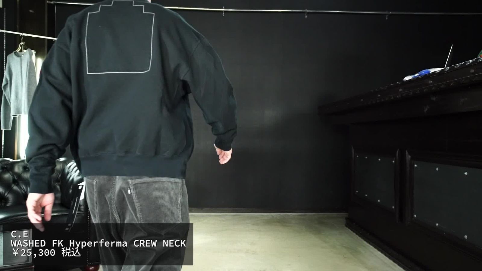 C.E - WASHED FK Hyperferma CREW NECK | ALTERFATE
