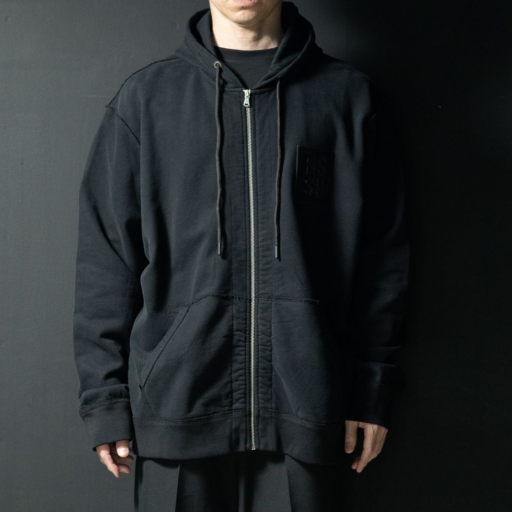 Zipped hoodie with RS hand signs on sleeves