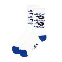 eMpT cav FIRE SOCKS WHITE