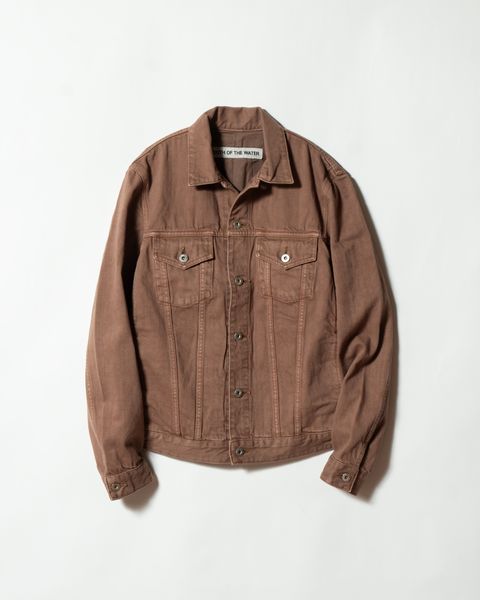 261-02007 Denim Jacket Persimmon Brown