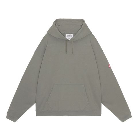 Solid Loose Hoody Green