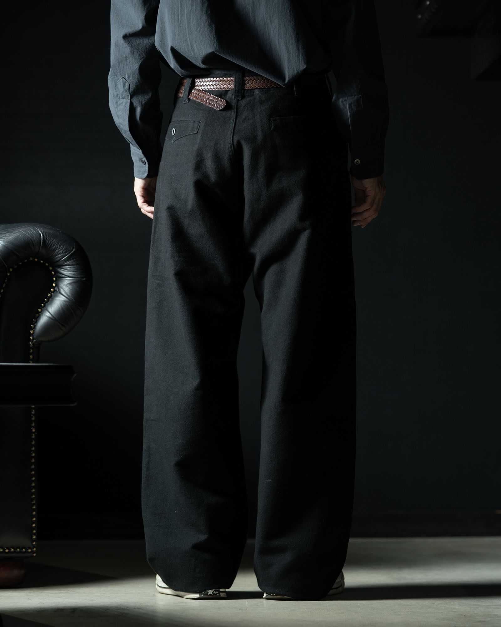 LOT.202 ENGINEER TROUSERS BLACK - TAIGA TAKAHASHI
