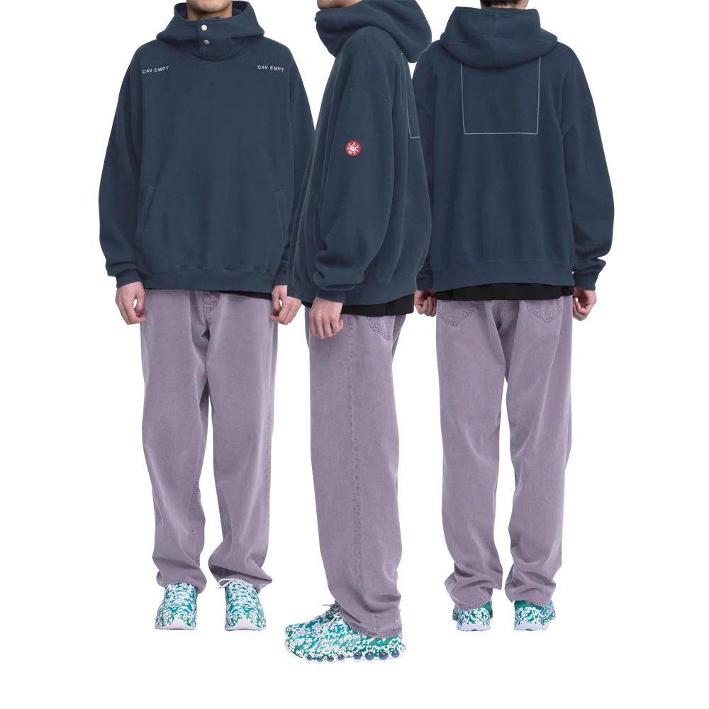 Neck Snap DBL Knit Hoody