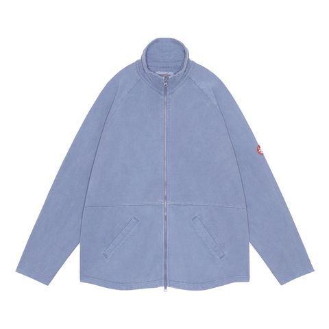 Overdye Cotton Jersey Zip Up