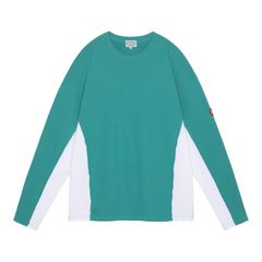 Side Seam DBL Knit Long Sleeve Green