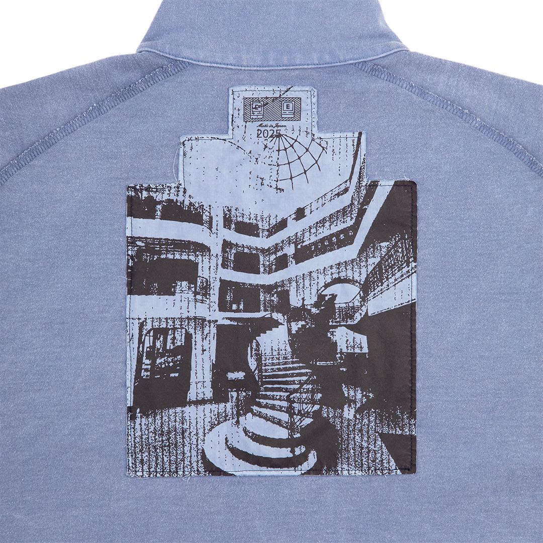 Overdye Cotton Jersey Zip Up