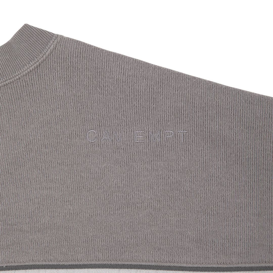 C.E - Gauze FB Crew Neck Charcoal | ALTERFATE