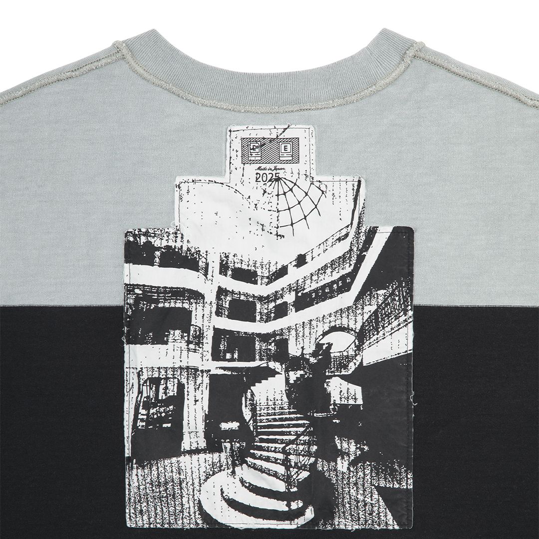 Overdye Stripe Short Sleeve Crew Neck