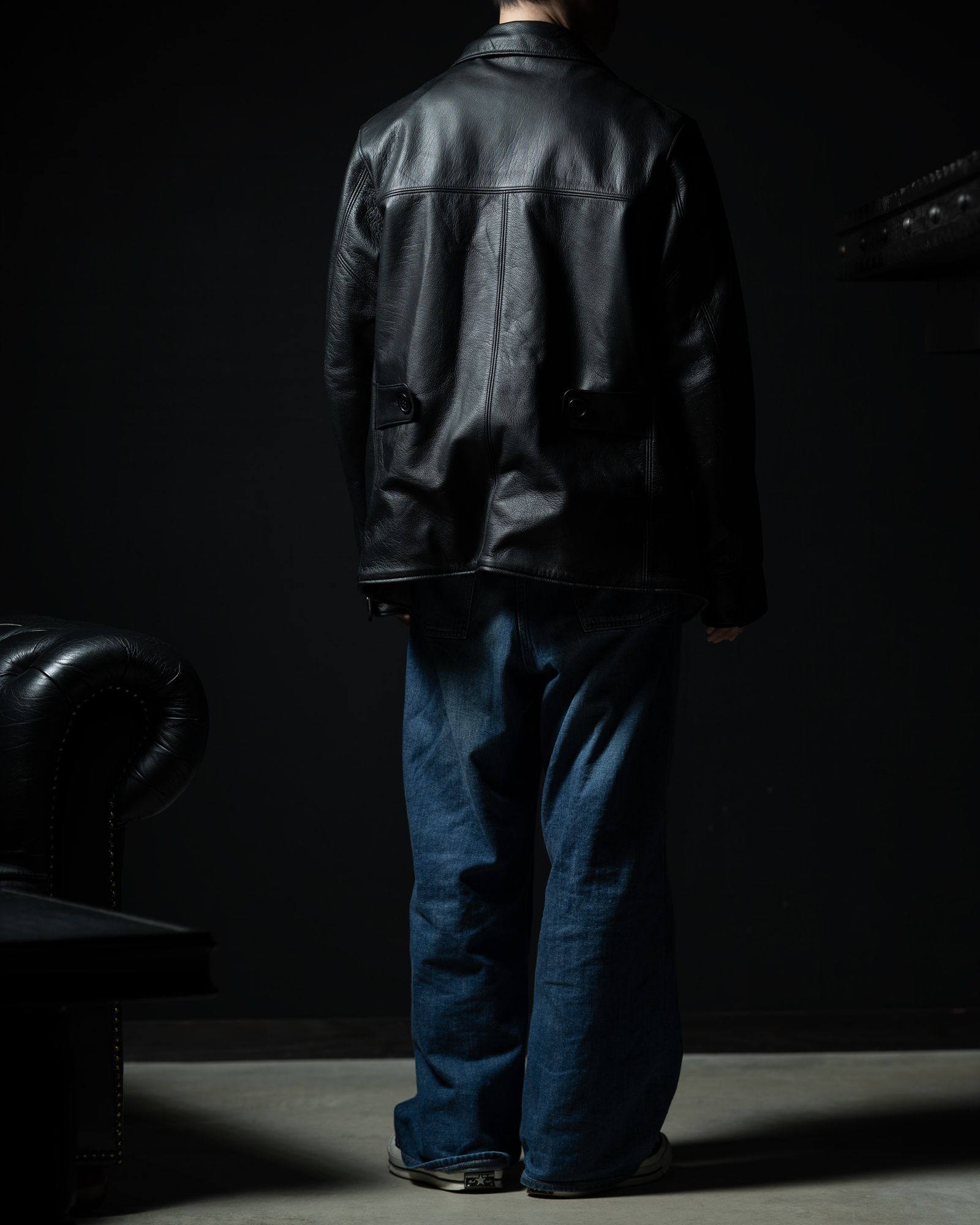 【ラスト1点（42）】LOT.801 AUTOMOBILE LEATHER JACKET - TAIGA TAKAHASHI