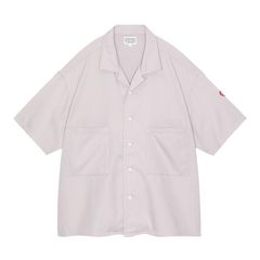 Soft CW Short Sleeve Open Shirt Grey